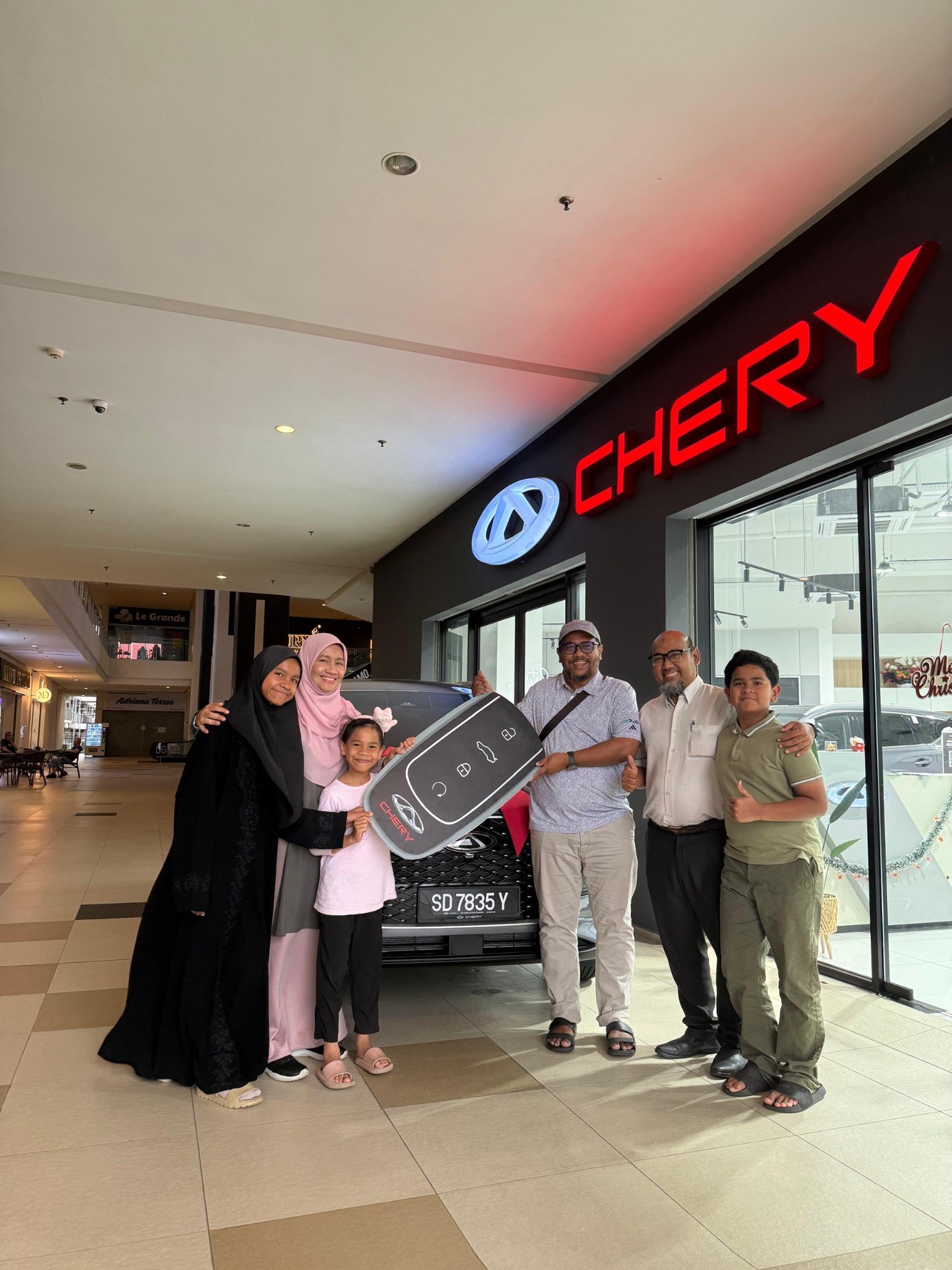 Chery Bangi customer delivery